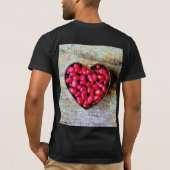 "Pomegranates Heart Fruit" Kutfoto. Bestel nu T-shirt (Achterkant)