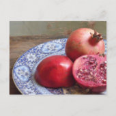 Pomegranationale vruchtenstilstand briefkaart (Voorkant)