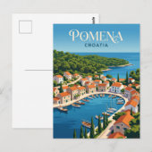 Pomena Kroatië Briefkaart (Voorkant / Achterkant)