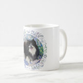 Pomeraan in bloementuin koffiemok (Voorkant rechts)