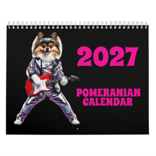 Pomeranian 2027 Kalender