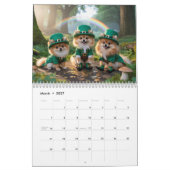 Pomeranian 2027 Kalender (Mar 2027)
