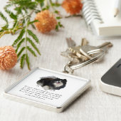 Pomeranian Aandenken Vrouwelijk Sleutelhanger (Zijkant)