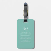 Pomeranian baglabel bagagelabel (Achterkant verticaal)