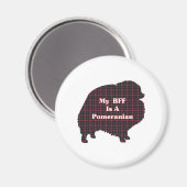 Pomeranian BFF Gifts Magneet (Voorkant / Achterkant)