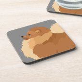 Pomeranian Bier Onderzetter (Linkerzijde)