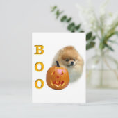 Pomeranian Boo Briefkaart (Staand voorkant)