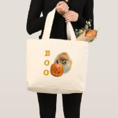 Pomeranian Boo Grote Tote Bag (Voorkant (product))