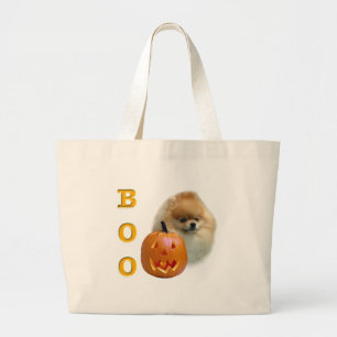 Pomeranian Boo Grote Tote Bag