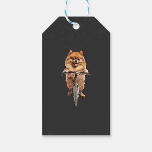 Pomeranian Cadeaulabel (Voorkant)