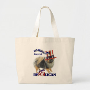 Pomeranian cadeaus grote tote bag