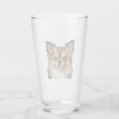 Pomeranian/Chihuahua Pet Dog Animal Glass Glas (Achterkant)