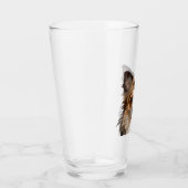 Pomeranian/Chihuahua Pet Dog Animal Glass Glas (Rechts)