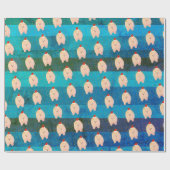 Pomeranian Christmas Happy Holidays Cadeaupapier (Vlak)