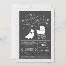 Pomeranian Dog Baby shower Genderneutraal Kaart
