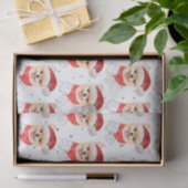 Pomeranian Dog Breed Christmas Stars Tissuepapier (Geschenk)