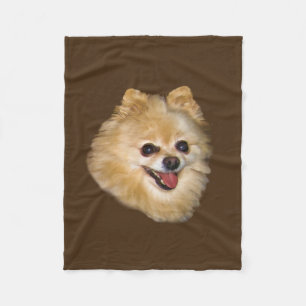 Pomeranian Dog  Fleece Deken