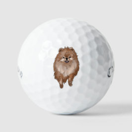 Pomeranian Dog Golfballen