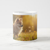 Pomeranian Dog Grote Koffiekop (Voorkant)