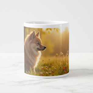 Pomeranian Dog Grote Koffiekop