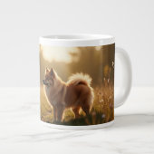 Pomeranian Dog Grote Koffiekop (Voorkant rechts)