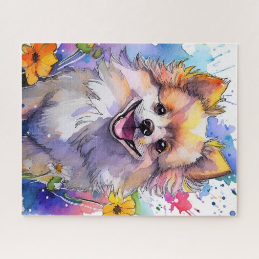Pomeranian Dog Jigsaw Puzzel (Horizontaal)