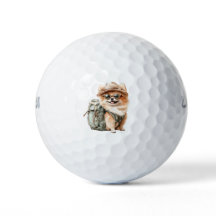 Pomeranian Dog Lover Golf Balls