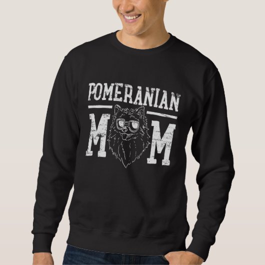Pomeranian Dog Mama Trui (Voorkant)