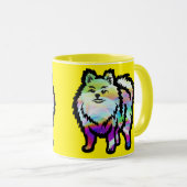 Pomeranian Dog Mok (Voorkant rechts)