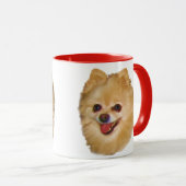 Pomeranian Dog Mok (Voorkant rechts)