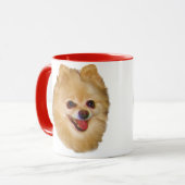 Pomeranian Dog Mok (Voorkant links)