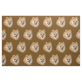 Pomeranian Dog  Stof (Fat Quarter)