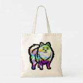 Pomeranian Dog Tote Bag (Achterkant)