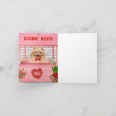 Pomeranian Dog Valentijnsdag Kissing Booth Kaart (Binnen)