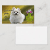 Pomeranian Dog Visitekaartje (Voorkant / Achterkant)