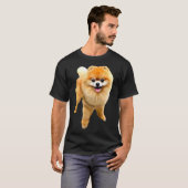 Pomeranian Dog With T-shirt (Voorkant volledig)