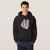 Pomeranian Fire Pup Hoodie (Voorkant volledig)