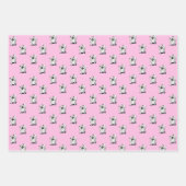 Pomeranian Gift Wrap Flat Sheet Set van 3 Inpakpapier Vel (Voorkant 3)