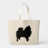 Pomeranian Grote Tote Bag (Achterkant)