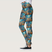 Pomeranian Halloween Griezelen Leggings (Links)