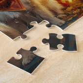 Pomeranian Halloween Griezelen Legpuzzel (Zijkant)