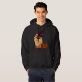 Pomeranian Halloween Hoodie (Voorkant volledig)