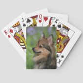 Pomeranian Headshot Sitting Speelkaarten (Achterkant)