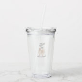 Pomeranian Home Acryl Drinkbeker (Achterkant)