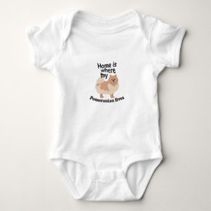 Pomeranian Home Romper