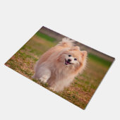 Pomeranian hond. deurmat (Schuin)