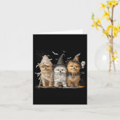 Pomeranian hond Ed spook Halloween Kaart (Gele Bloem)