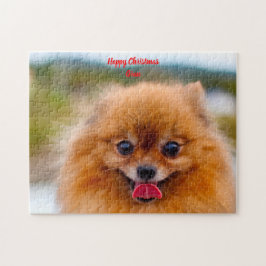 Pomeranian hond. legpuzzel
