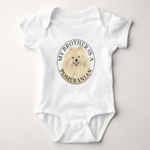 Pomeranian hond romper