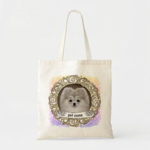 Pomeranian hond tote bag